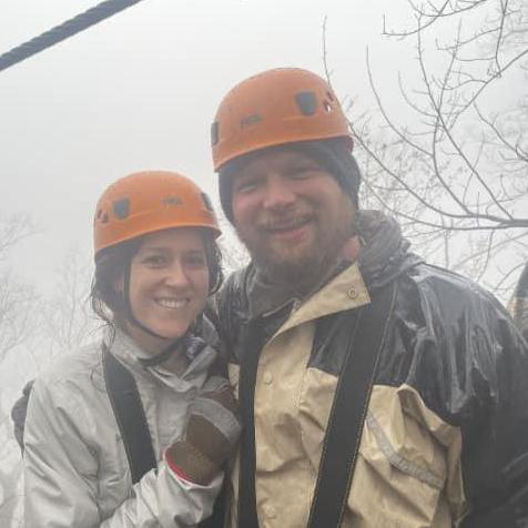 Ziplining in the NC mountains