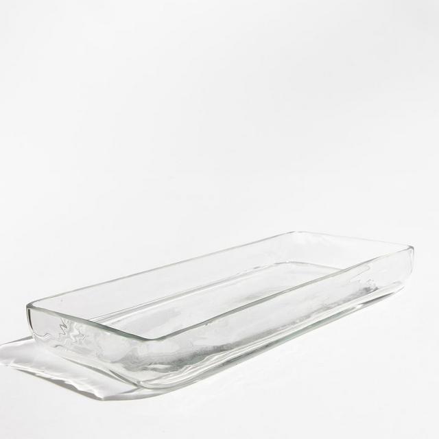 Hammered Glass Tray