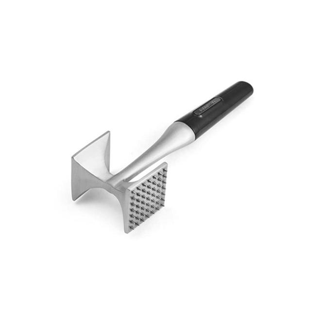 Farberware 5211475 Professional Dual-Sided Stainless Steel Meat Tenderizer with Comfort Grip Handle, Standard, Black
