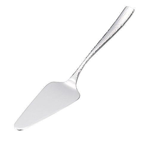 KSENDALO Pie Cake Server, Elegant Stainless Steel Cake Spatula, Professional Shovel Server For Cake Pie Pizza, Silver(option b)