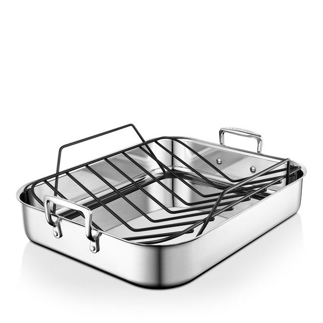 Le Creuset Large Roasting Pan w/ Nonstick Rack