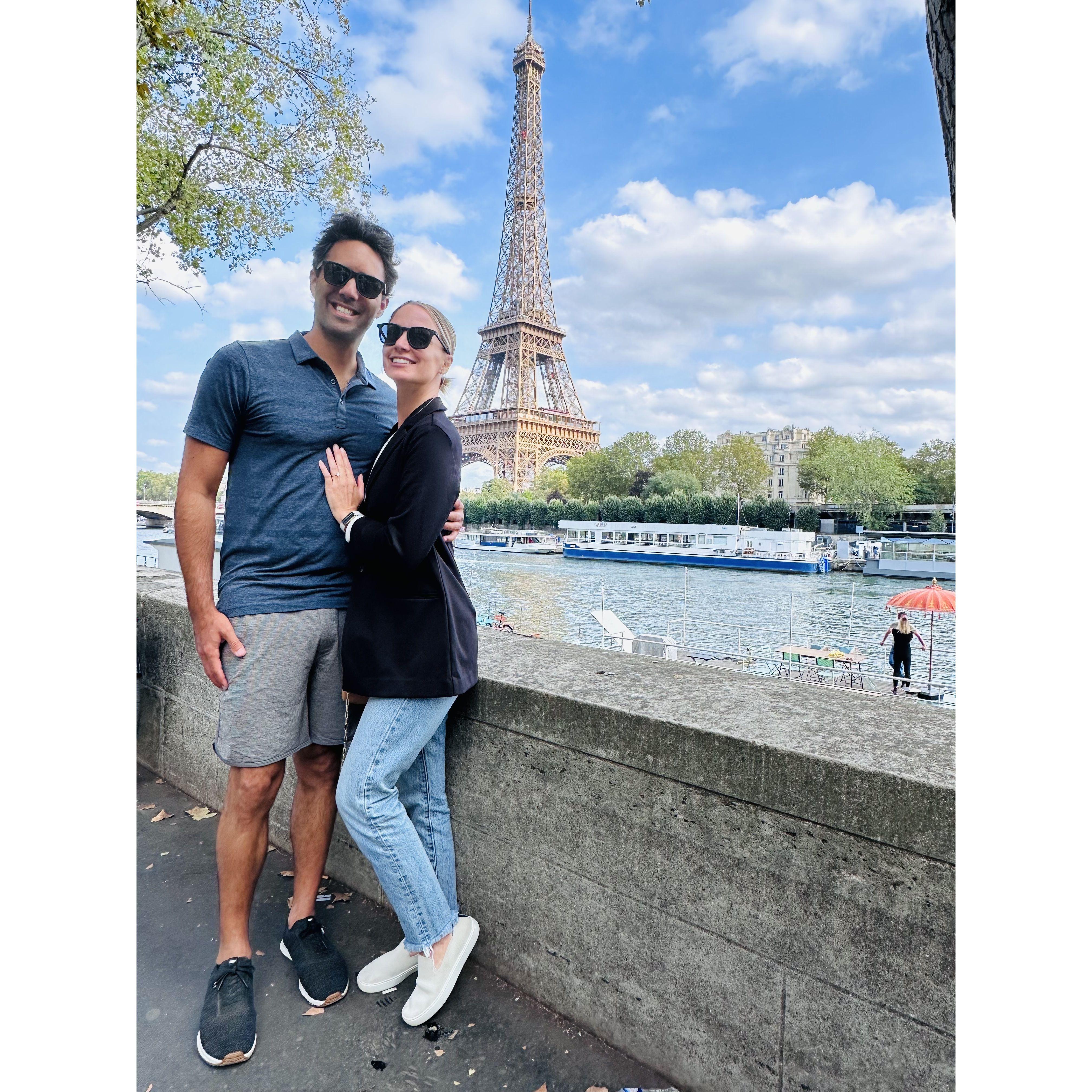 Riding bikes around Paris