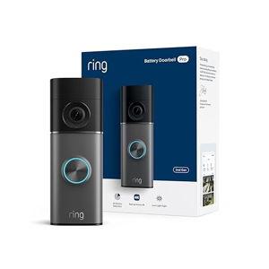 Ring Battery Doorbell Pro (newest model) — Retinal 4K with wide-angle video, up to 10x Enhanced Zoom, and Quick Release Ultra Battery Pack, Polished Mocha