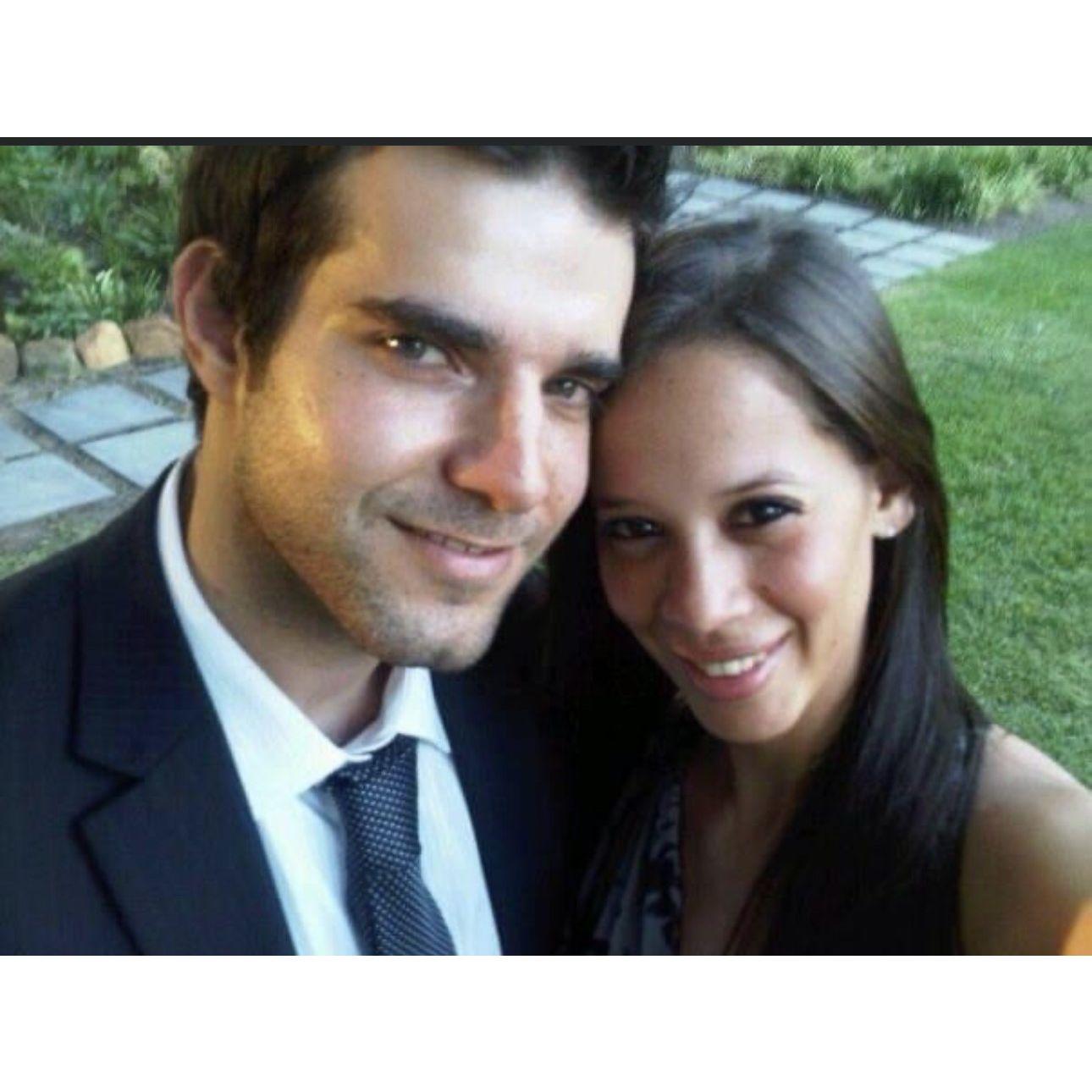Attending a good friend's wedding at a wine farm in Stellenbosch in 2011