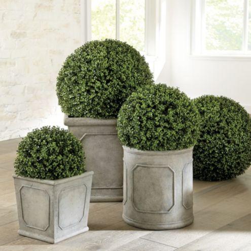 Faux Boxwood Planter Filler