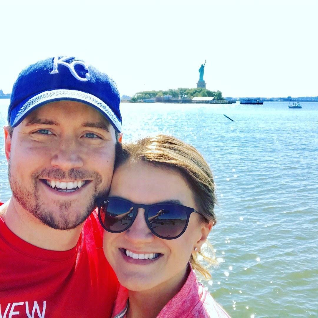 Spending a day kayaking near the Statue of Liberty.