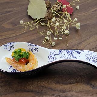 Samana Stoneware Spoon Rests, Set of 2