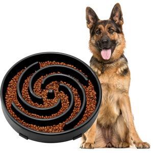 JASGOOD Slow Feeder Dogs Bowl - BLACK