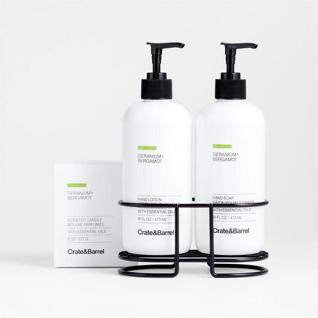 Geranium + Bergamot 4-Piece Gift Set