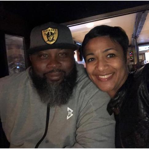 Amani and T at Tommy T's about to see Faizon Love!