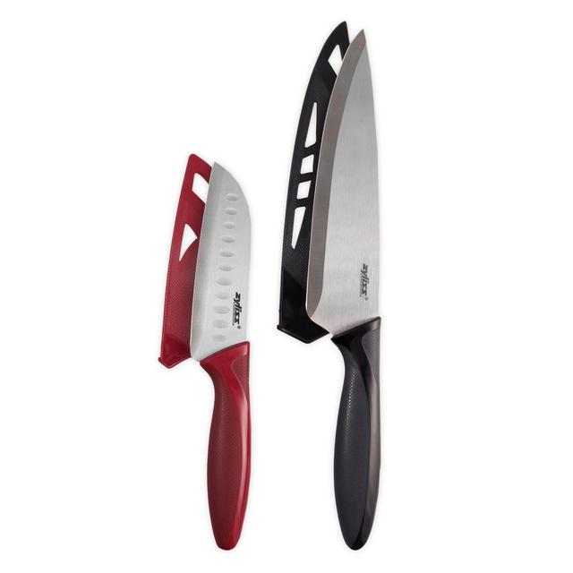 Zyliss® 2-Piece Chef and Santoku Knife Set