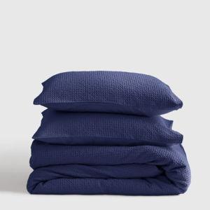 Organic Luxe Waffle Duvet Cover Set | King