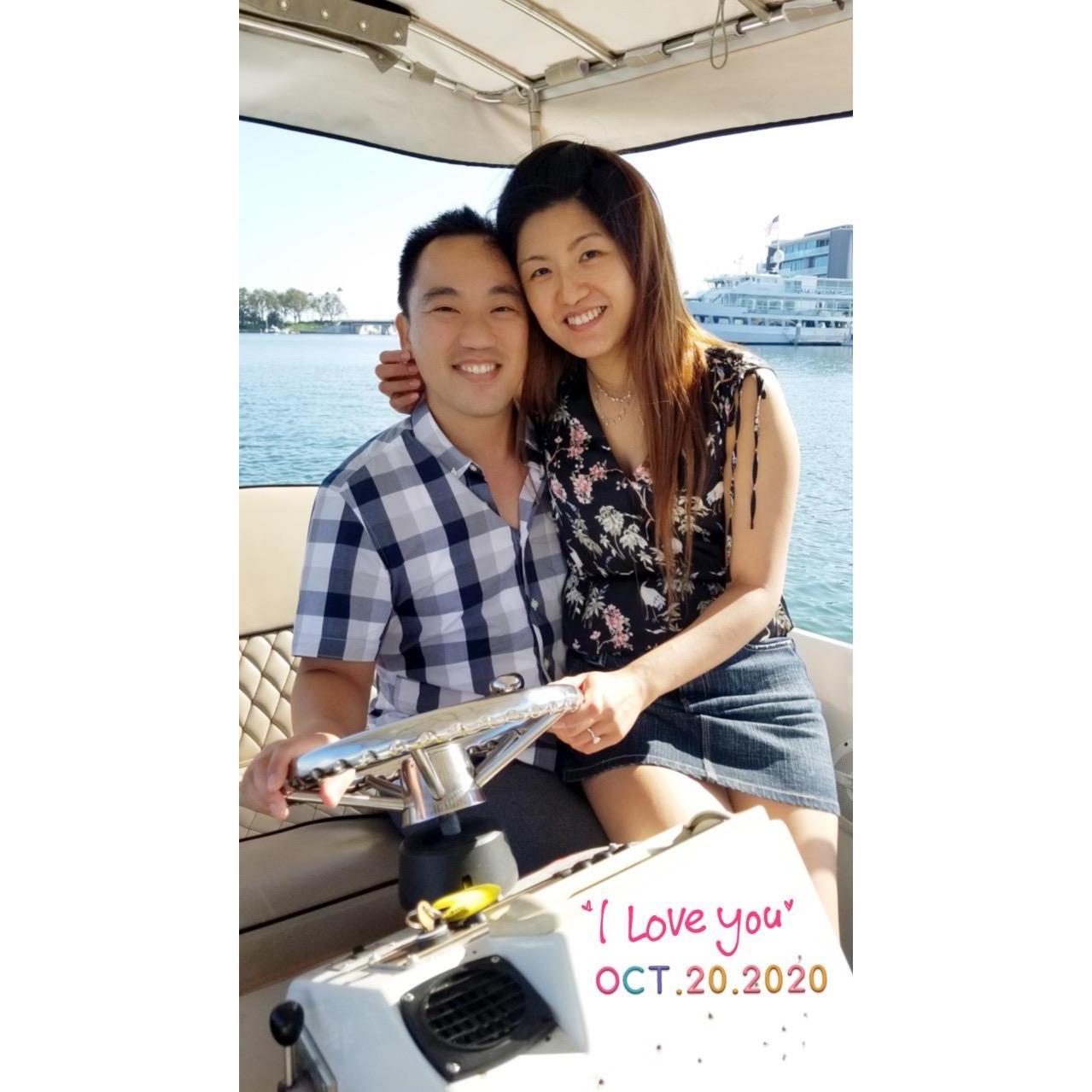 First time maneuver a boat - 10/20/2020 @ Newport Beach