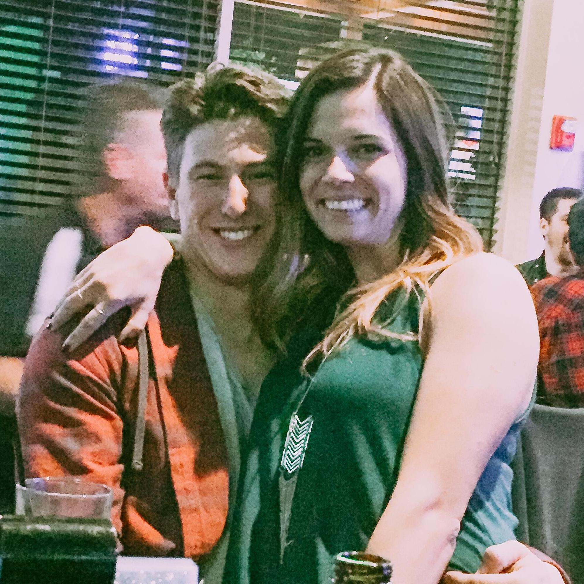 Kaleb's infamous photo that he made into our very first Christmas card before we were even "dating."