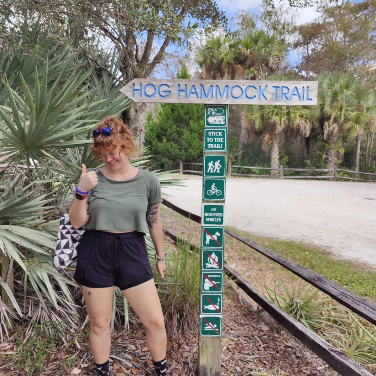 More tromping through the S. FL hammocks. Think this trail was too flooded to complete, which was the seasonal norm. Ask Dylan about the time he almost stepped on a snake in the Everglades!