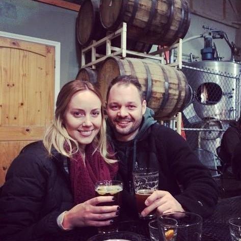 Enjoying Colorado and the beverages.