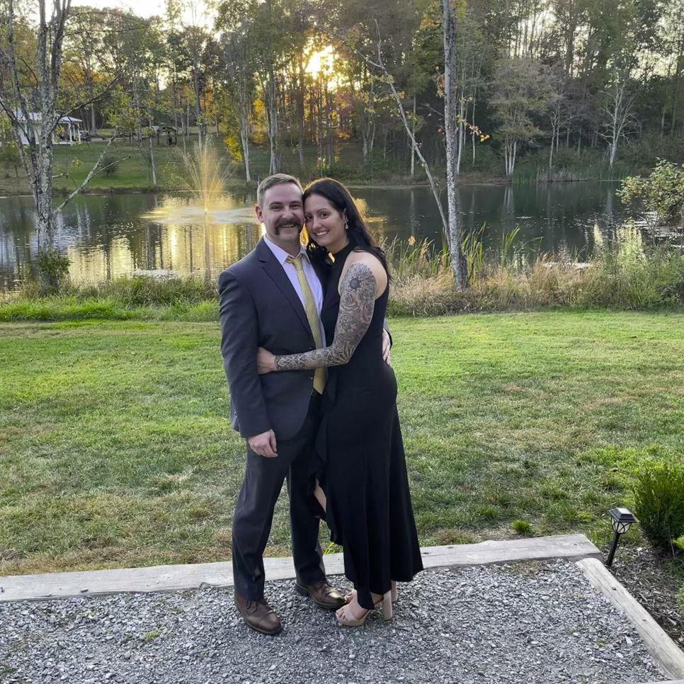 The first wedding we ever attended together