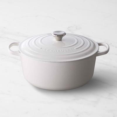 Le Creuset Cast Iron Round Dutch Oven, 9-Qt., White