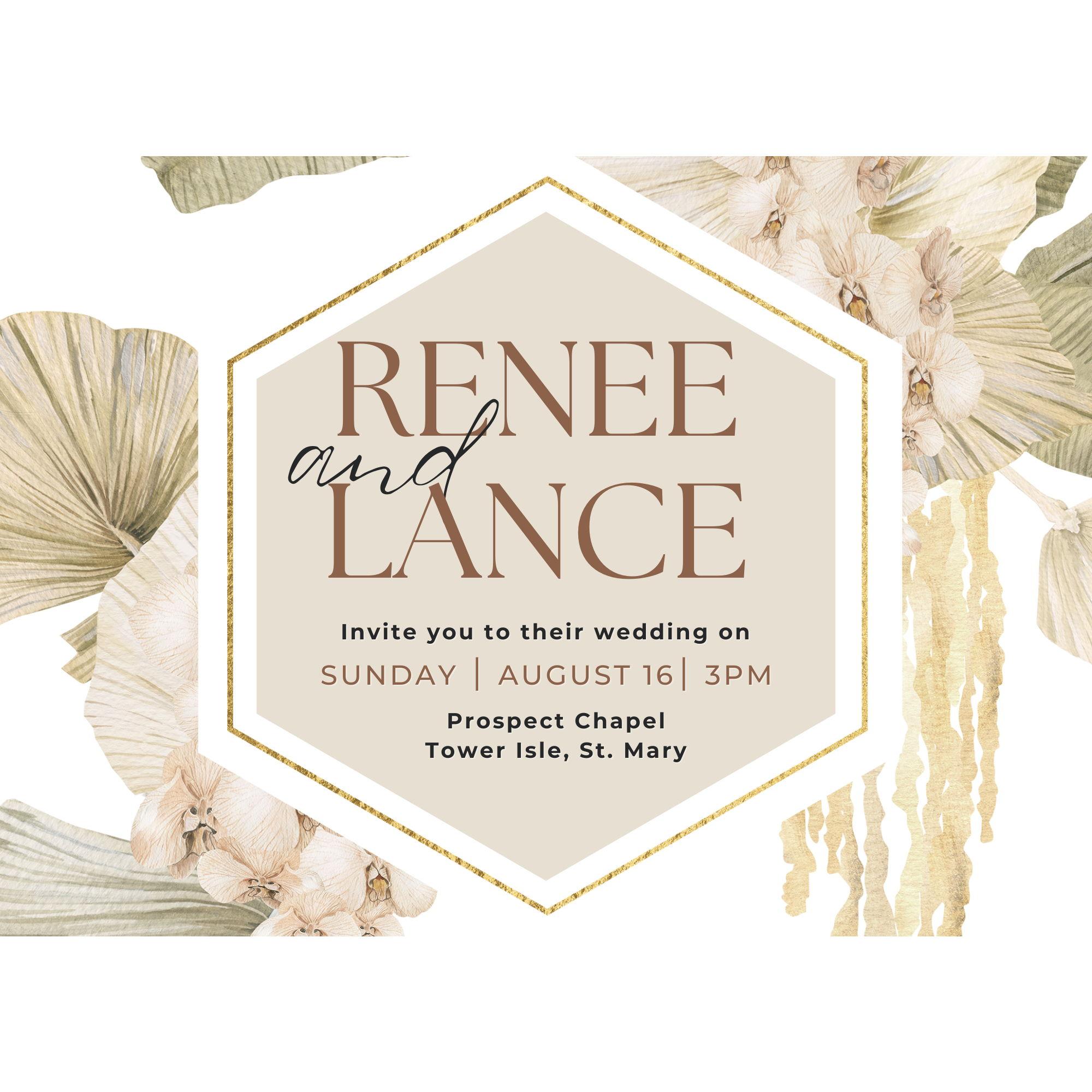 You are invited! Bask in our love on this day!