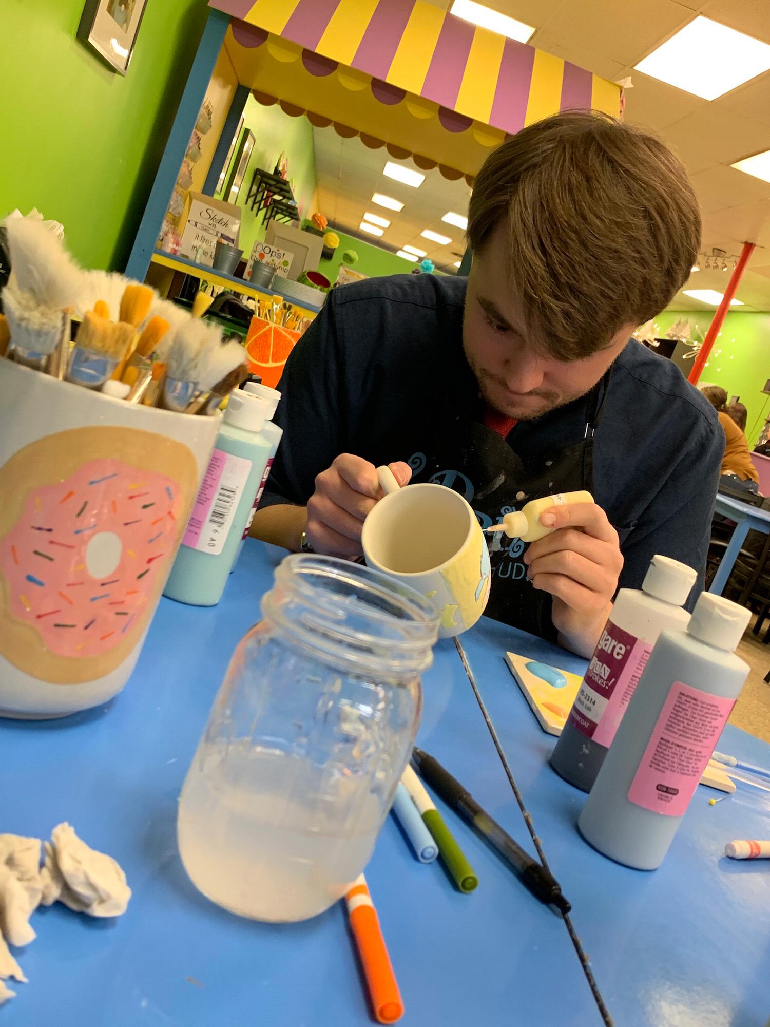 Pottery Making Valentine’s Day Date, February 2020