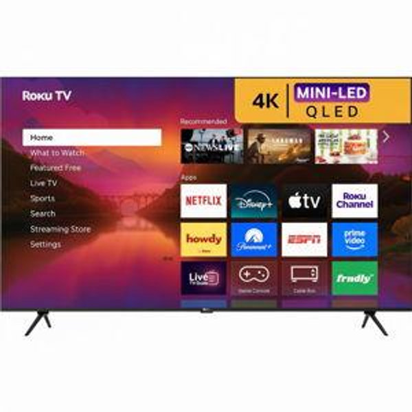 Roku - 65" Class Plus Series 4K QLED Mini-LED Smart RokuTV
