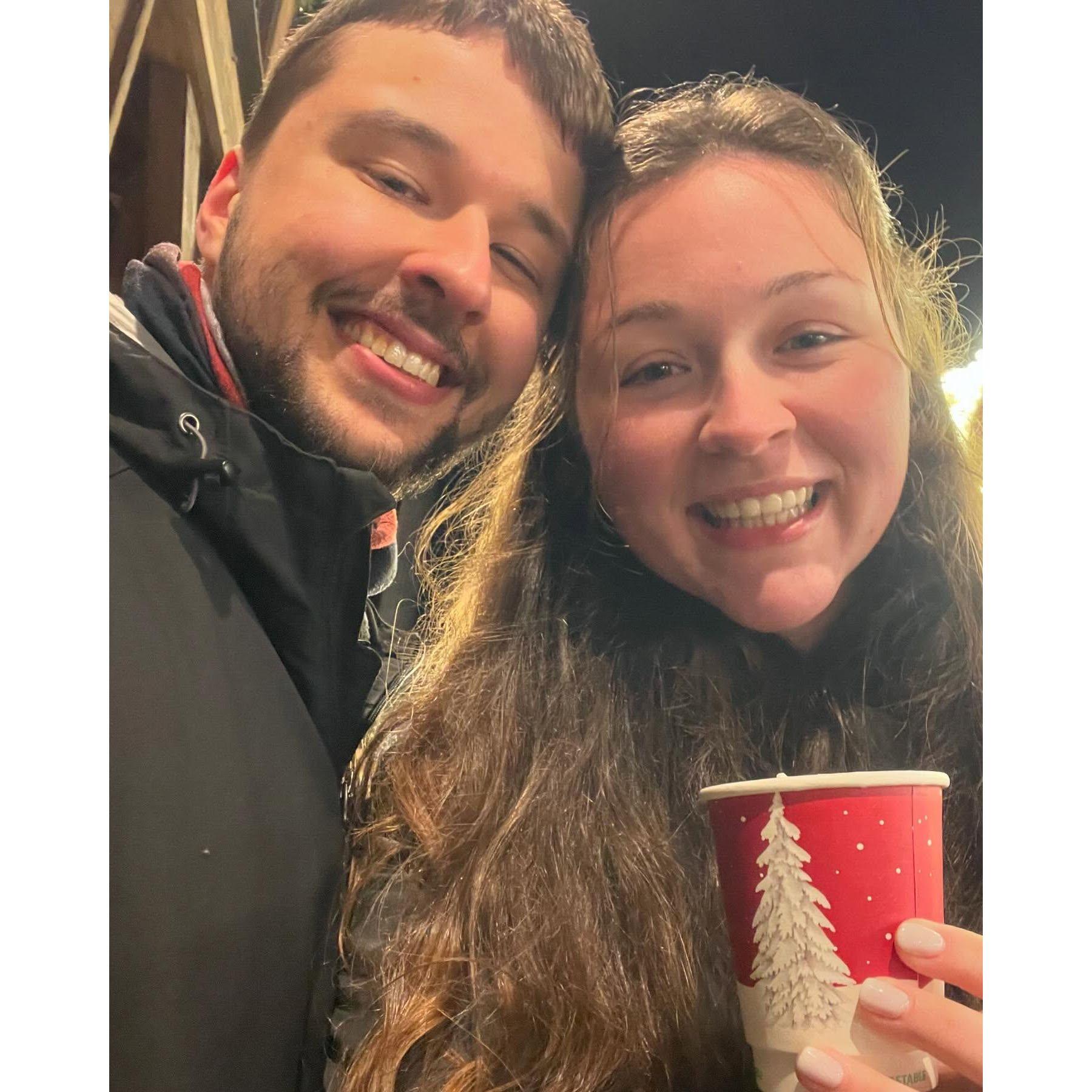 Their "Christmas Market" date in Liverpool, UK