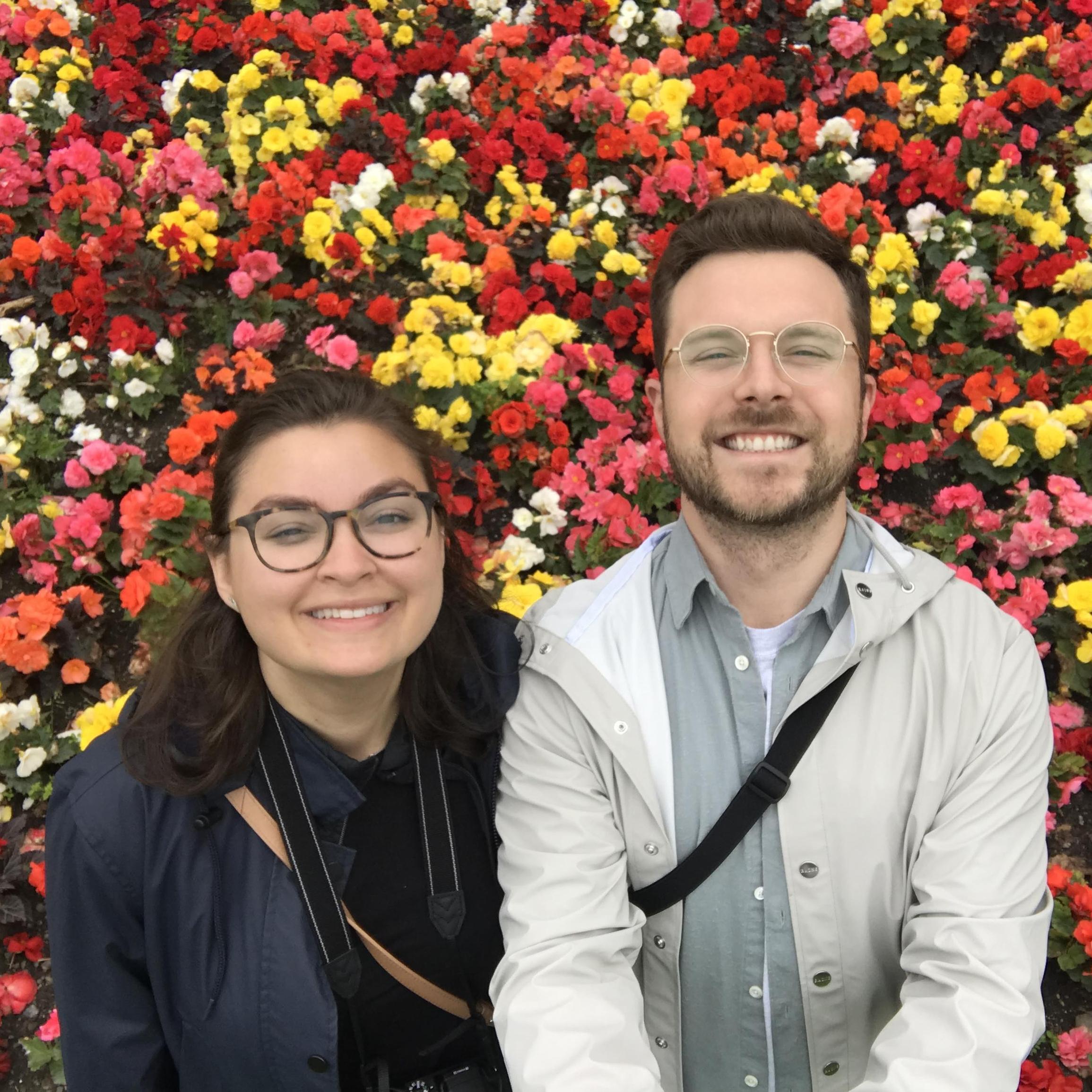 Flower beds in London