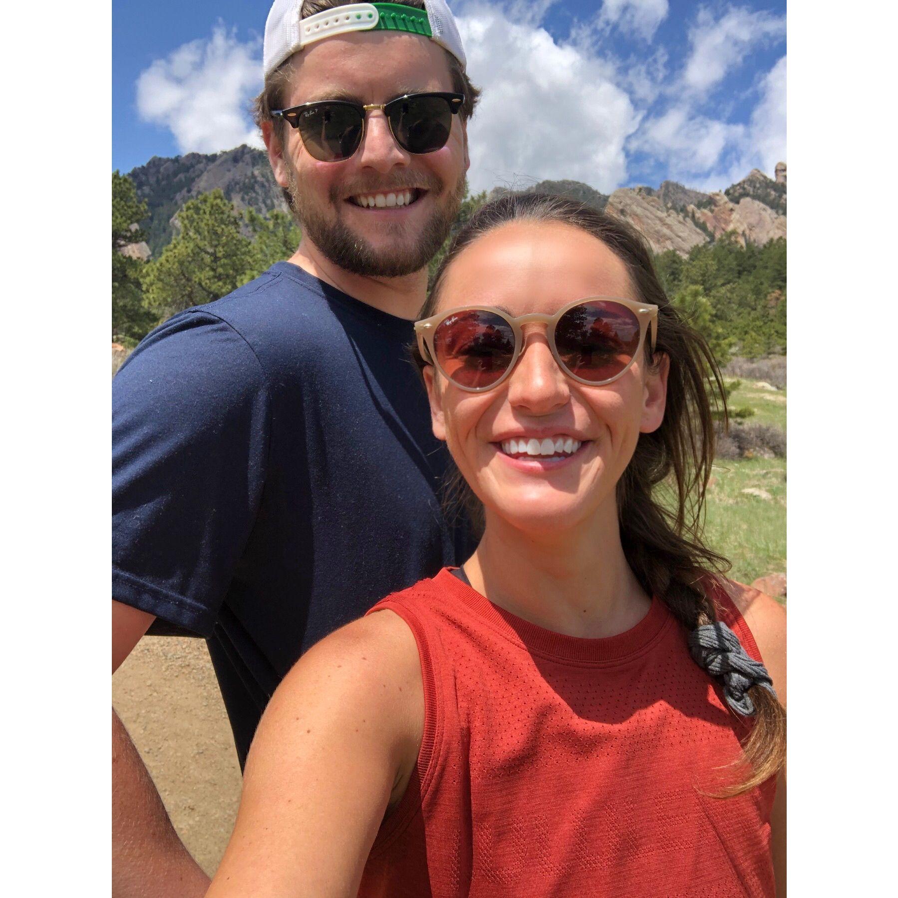Hiking is one of Tara's favorite activities, not so much for Kyle