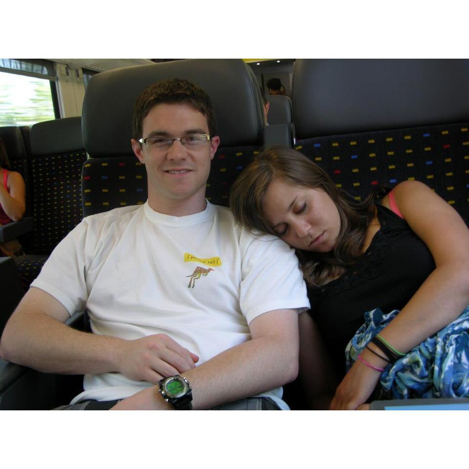 On the trip we took to Europe after college, 7 years ago