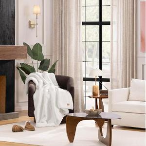 Warm Fluffy Throw for Couch or Bed, Luxury Bedroom Decor