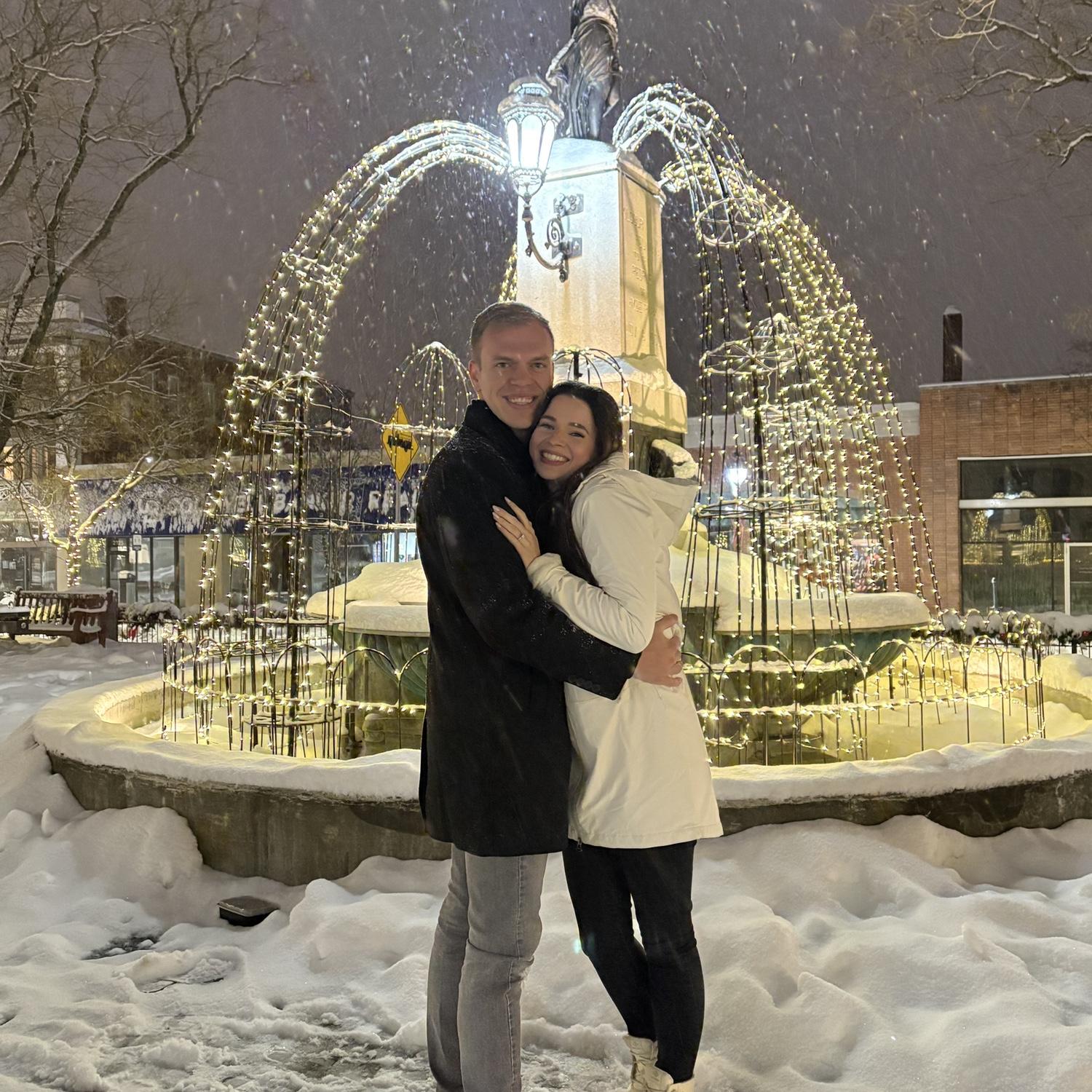 Cincinnati got a foot of snow the first week of the year. We loved the romantic setting, and you can see the snowfall in these shots!