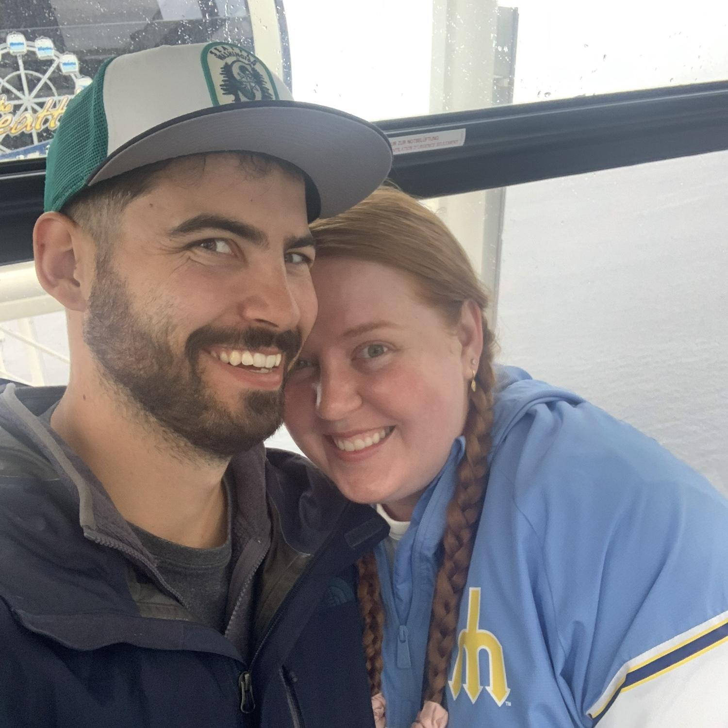 The great Ferris wheel in Seattle