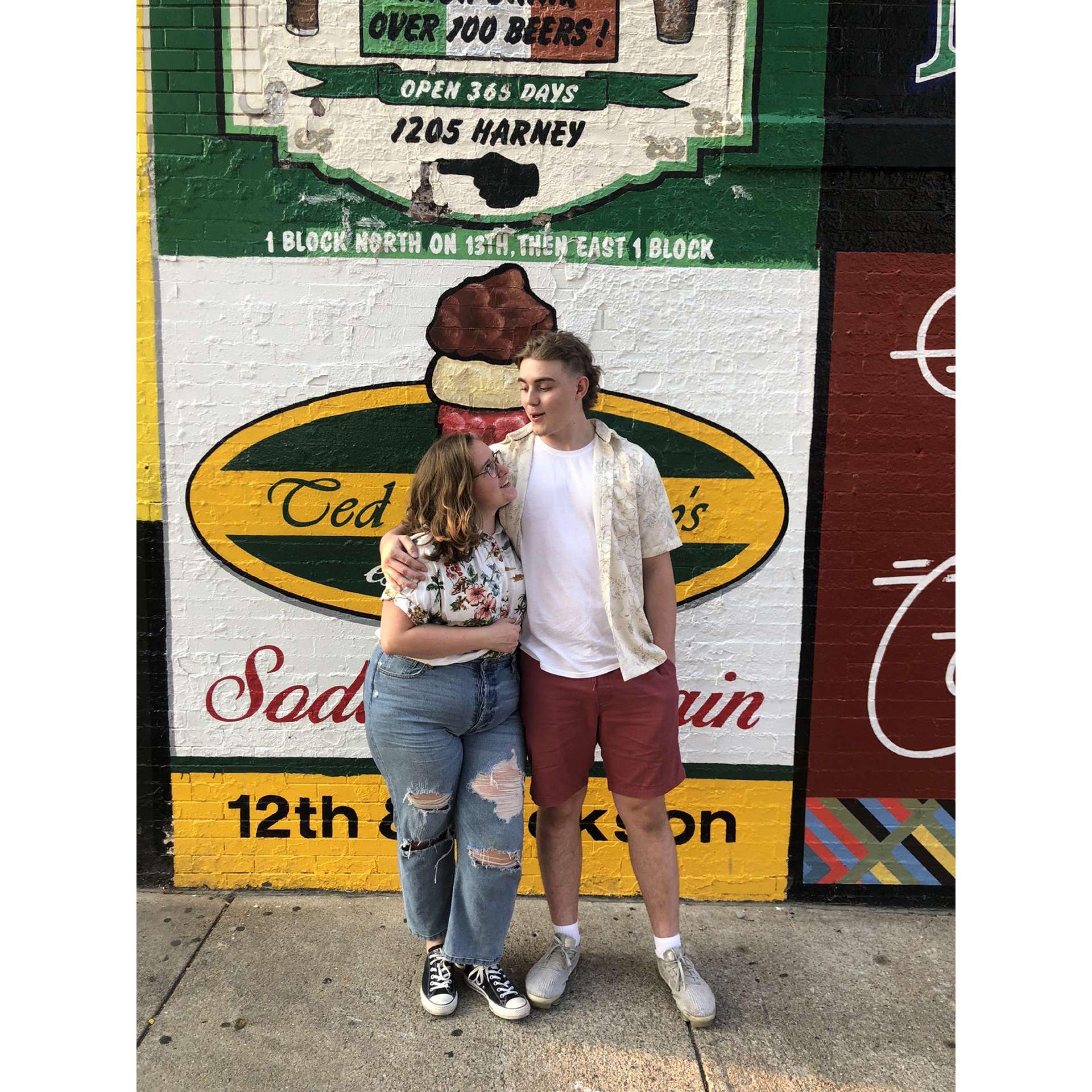 Where it all started. On our second date :)