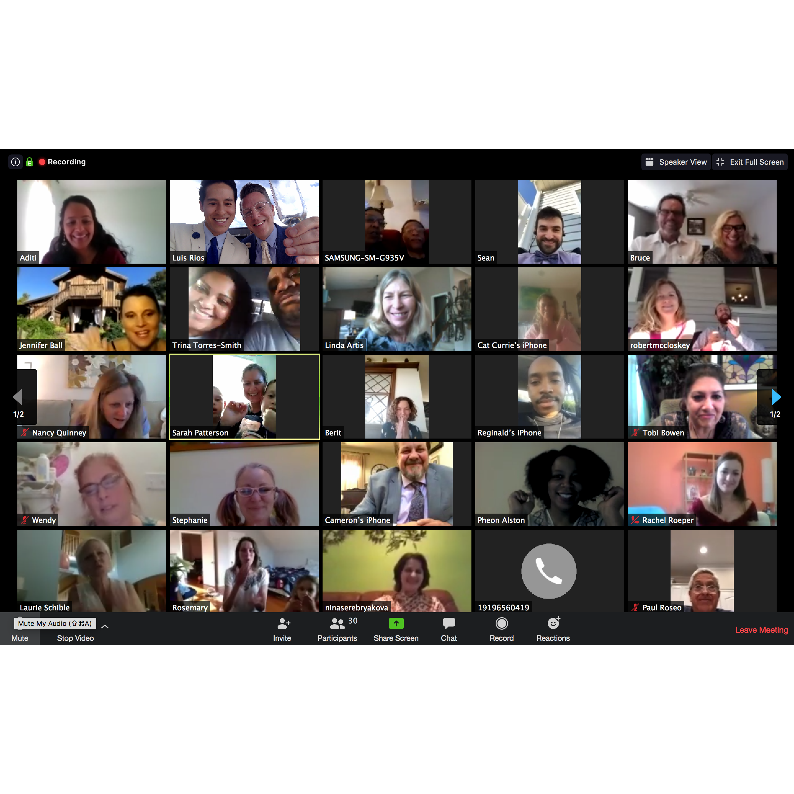 An impromptu Zoom surprise reception from our "Gratitude" family made April 11th, 2020 even sweeter.
