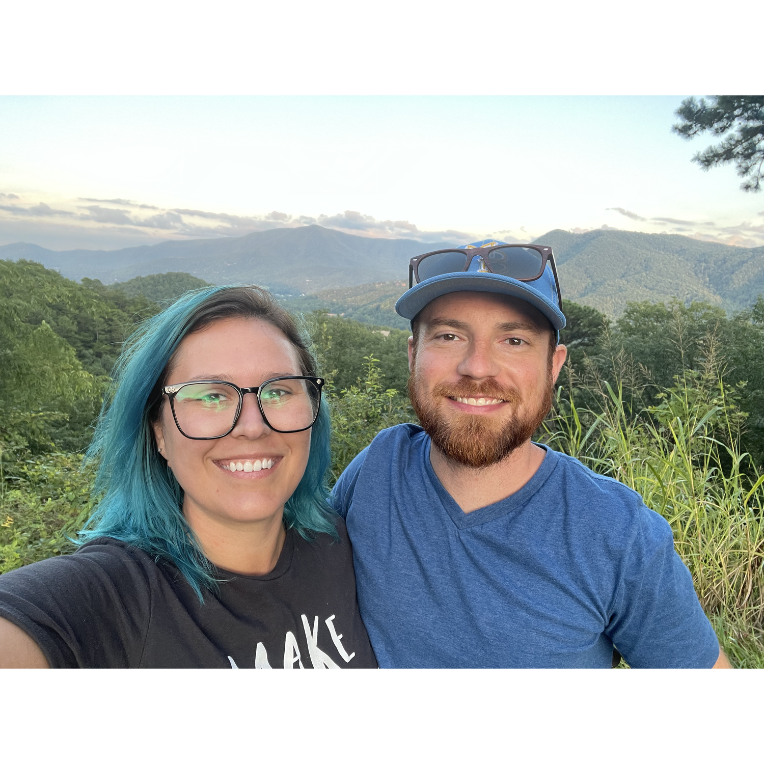 Taking Austin to see my Smoky Mountains