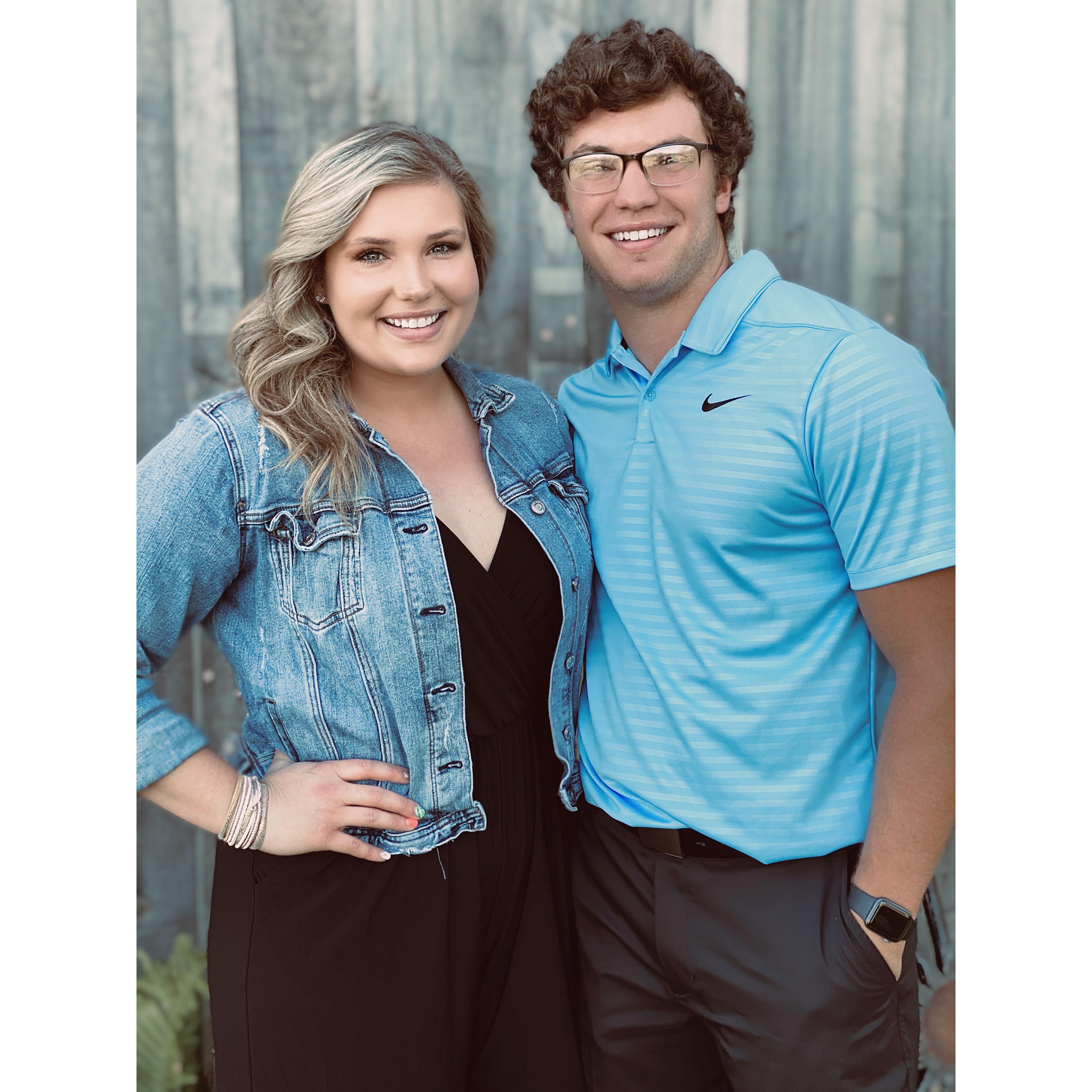 The first wedding we attended as a couple -
6/6/20