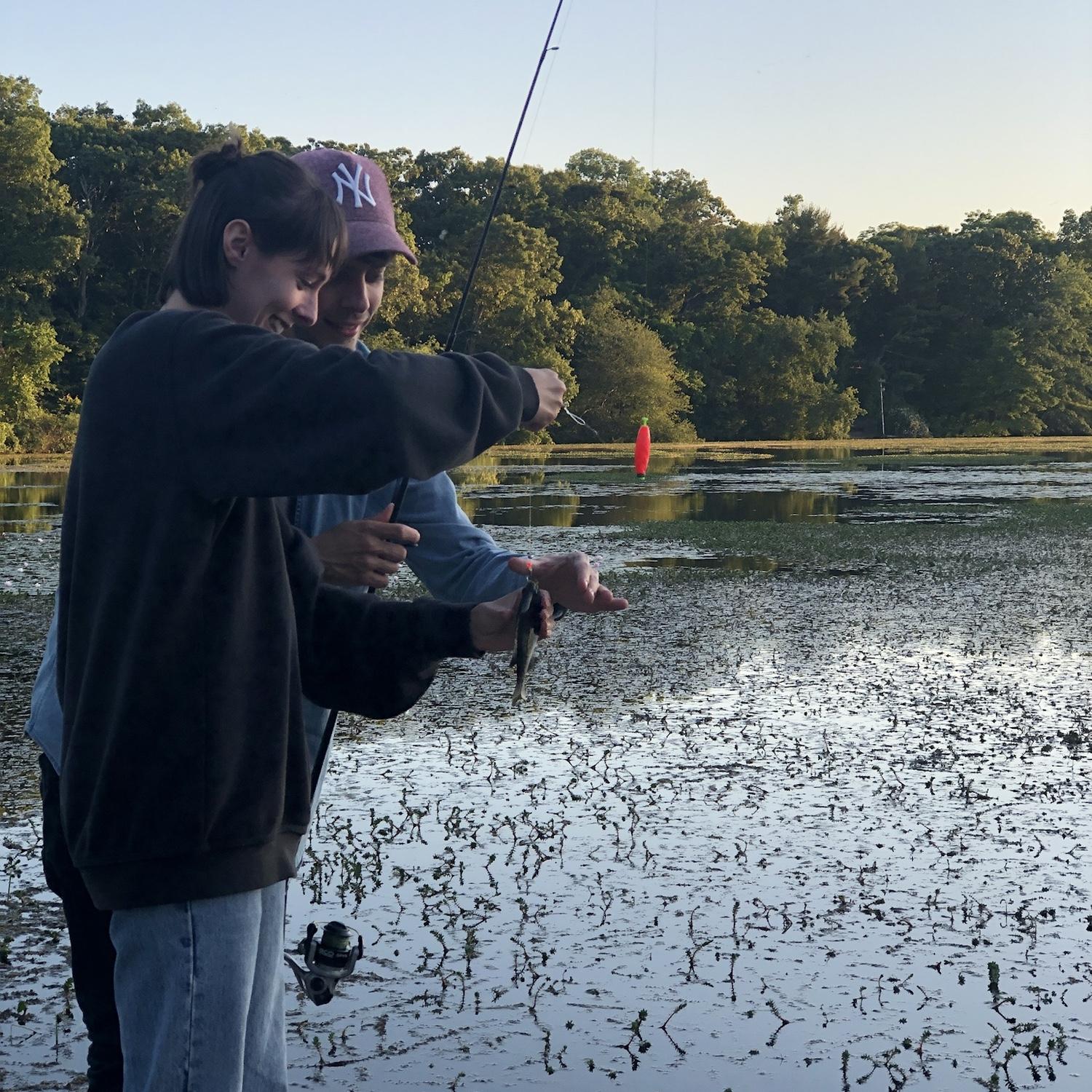 This is the day Krisz first met Brooke’s mom! And his first time fishing on Long Island!