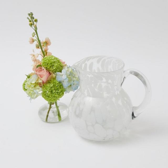Dappled White Water Jug