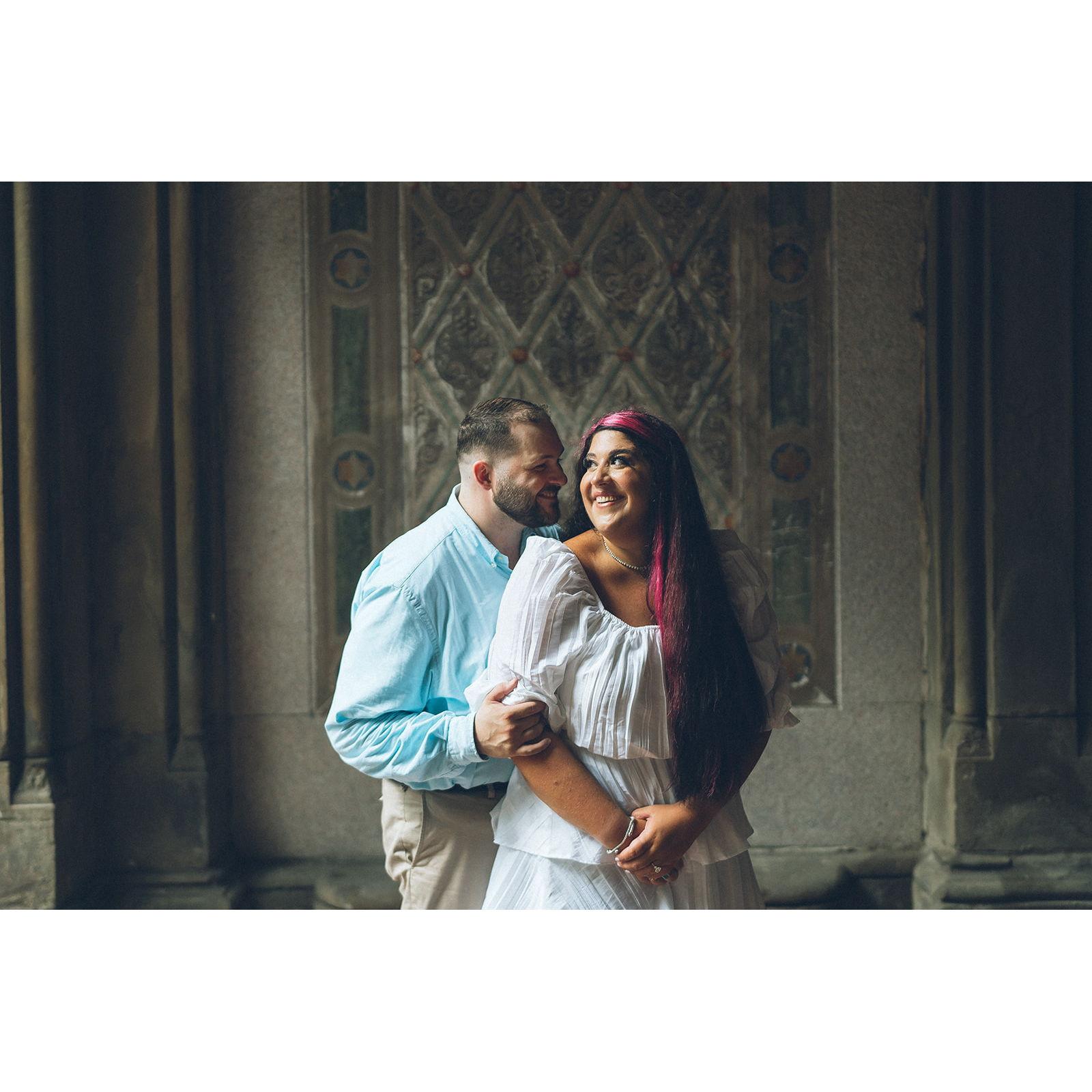 He was whispering fart noises into my ear.