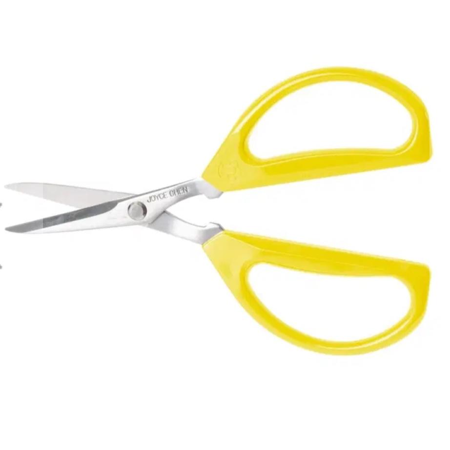 Joyce Chen Original Unlimited Kitchen Scissors All Purpose Kitchen Shears With Comfortable Handles, Yellow
