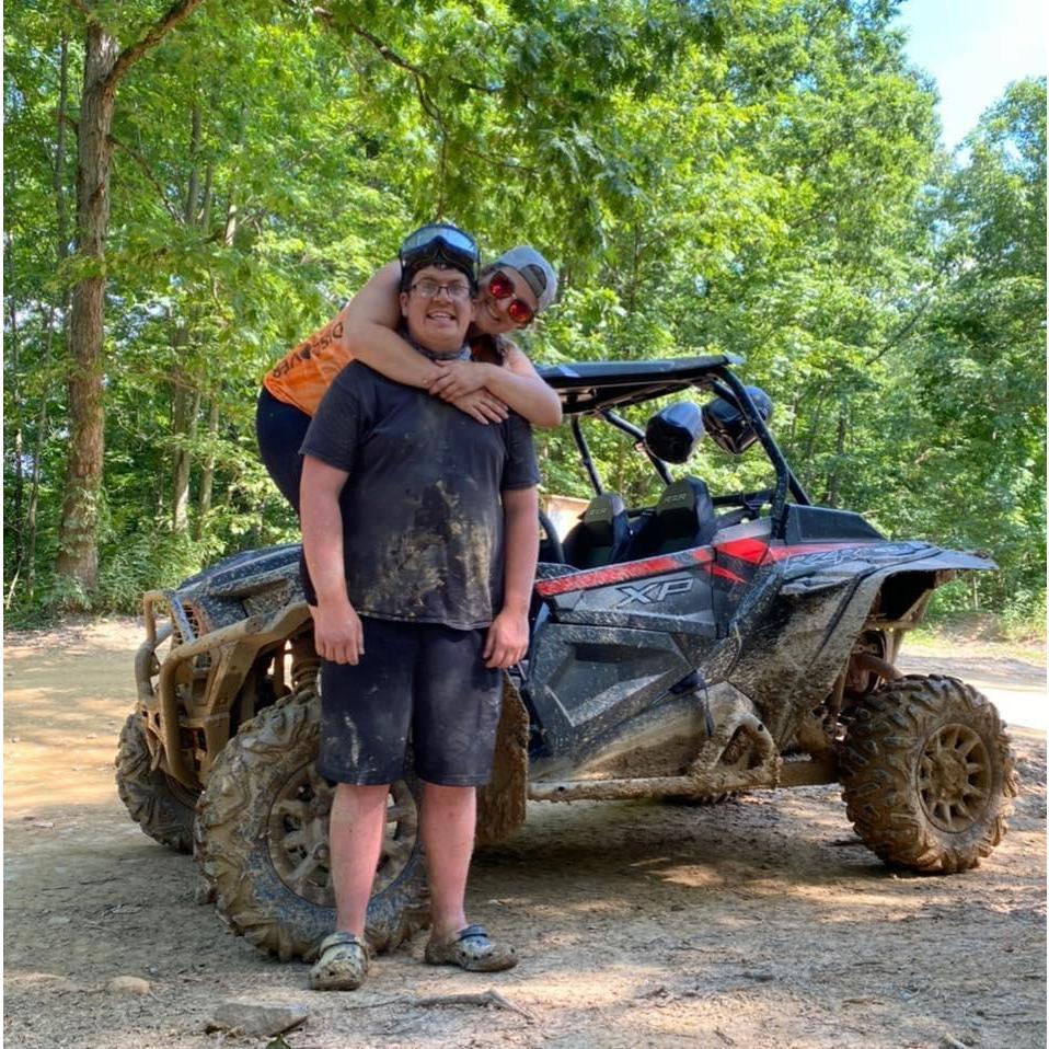 Doing what we love, trail riding!