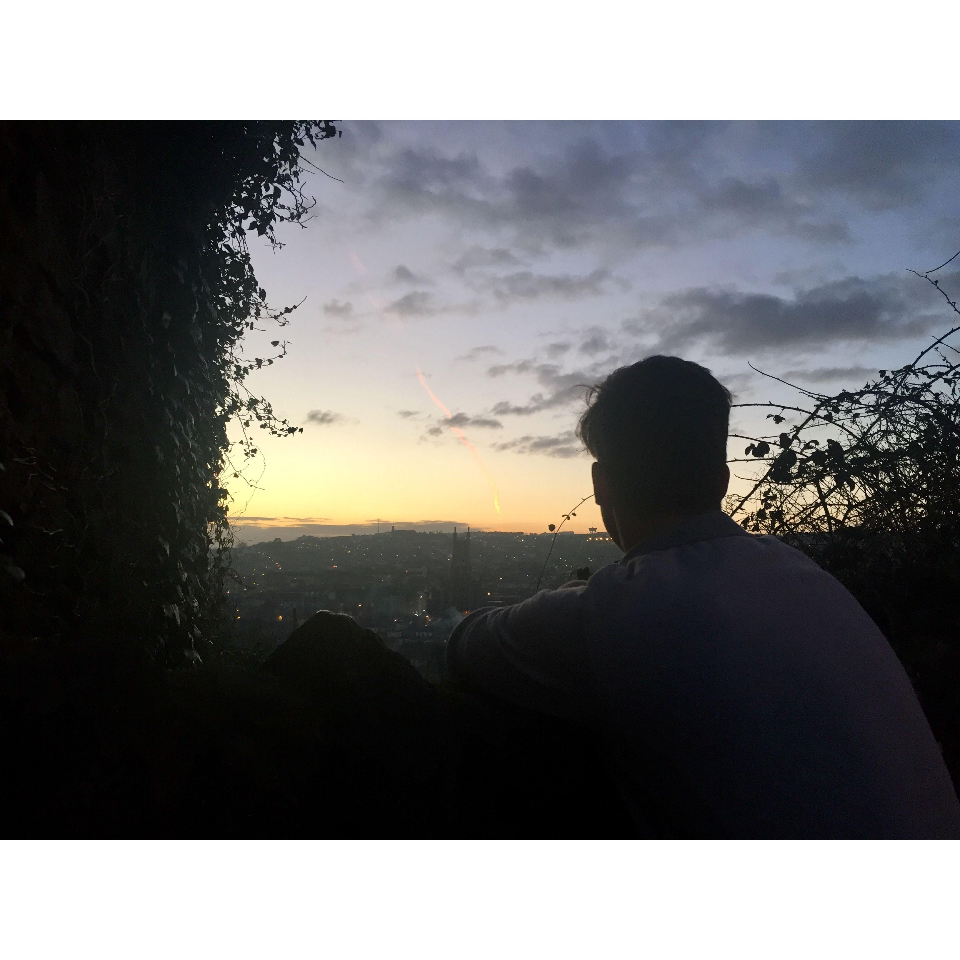 One of our favorite spots in Ireland to sit and look over the city. This was basically the place that they fell in love.