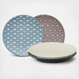 Impression Assorted Accent Plate, Set of 4