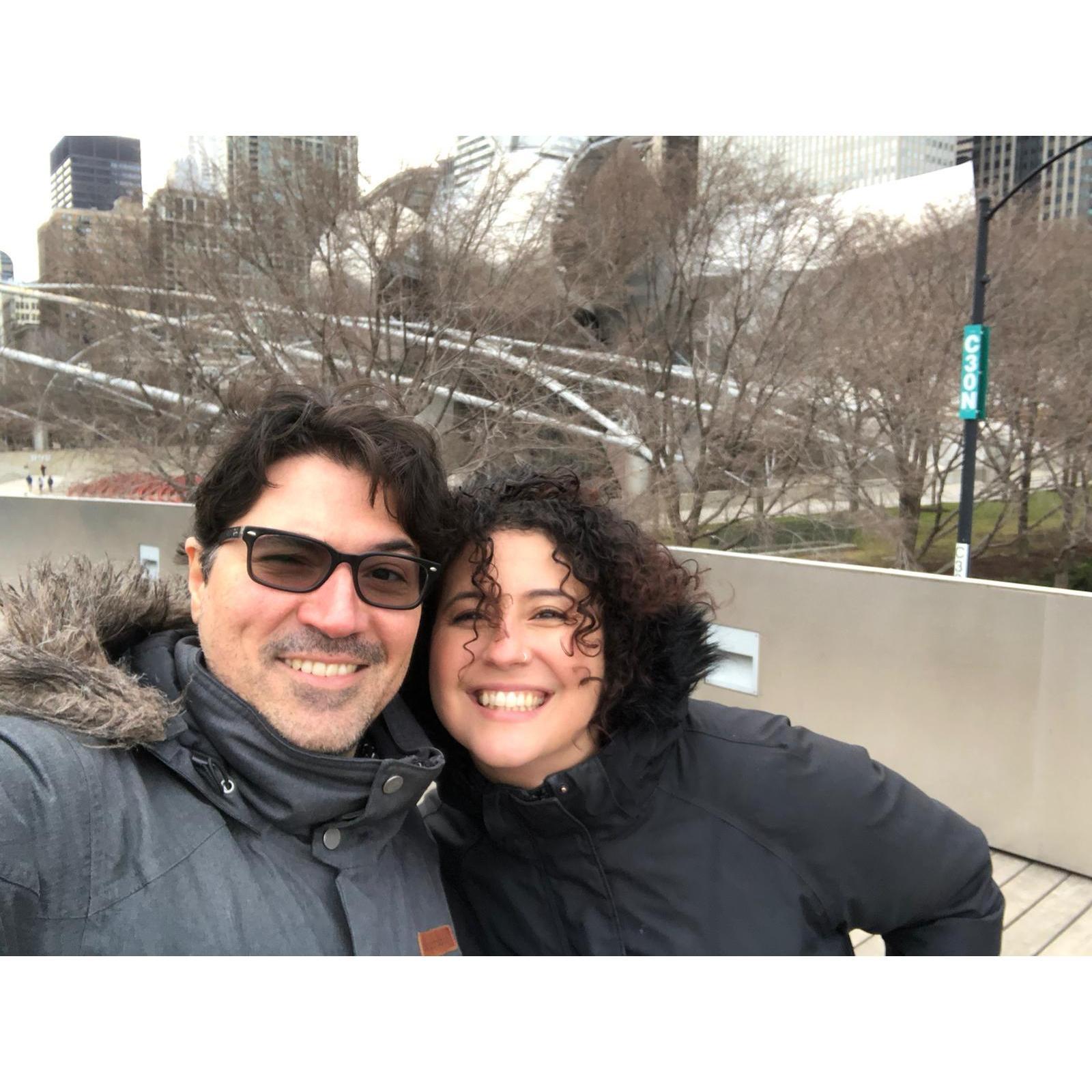 Celebrating José's birthday (pre ice-skating fails)