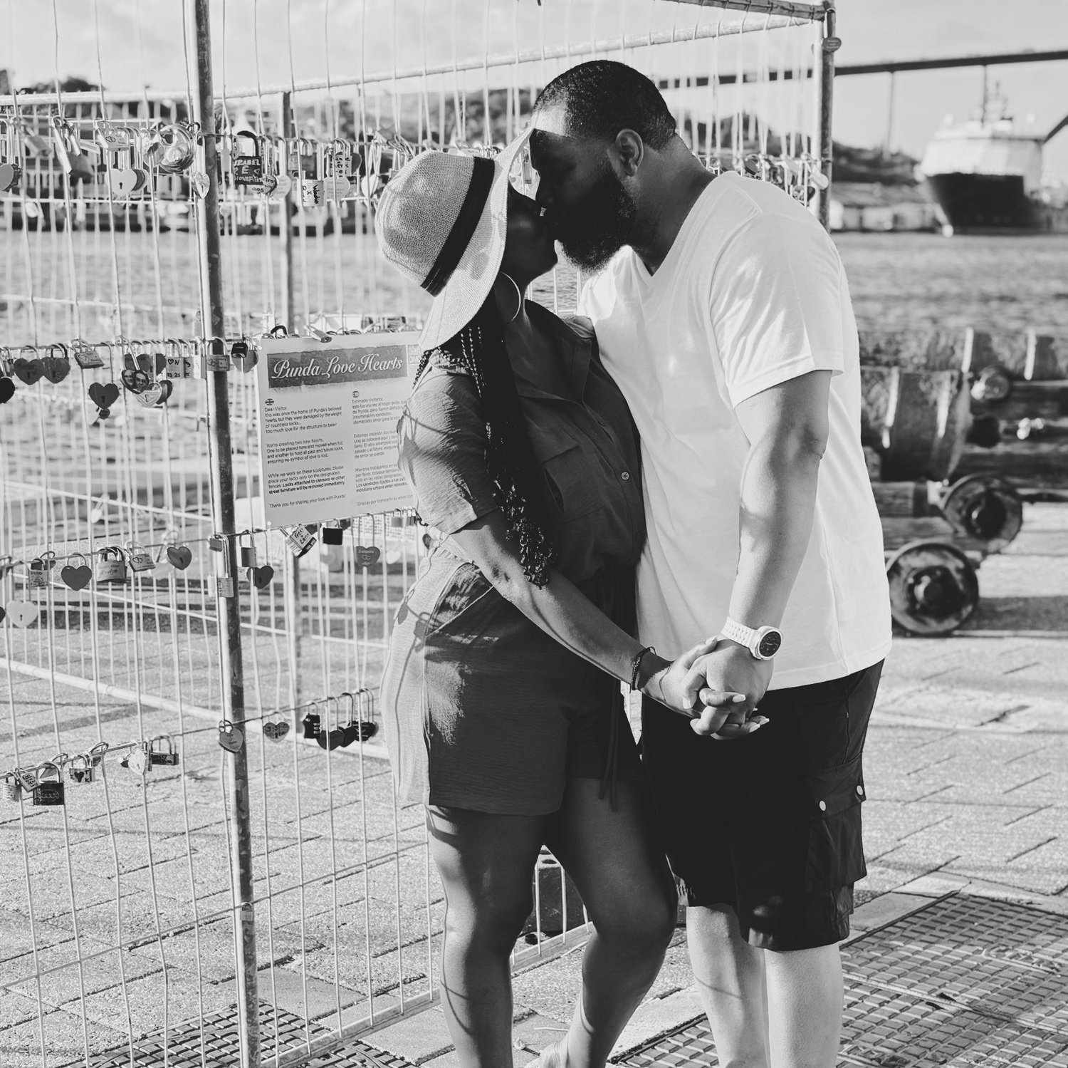 Surrounded by symbols of love in Curaçao, we leaned in and made one of our own.
