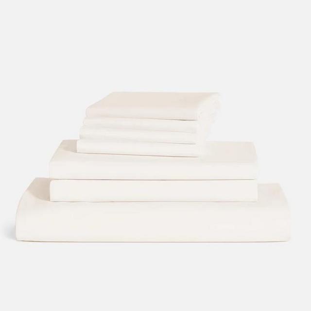 Luxe Sateen Hardcore Sheet Bundle Color: Cream Size: Queen