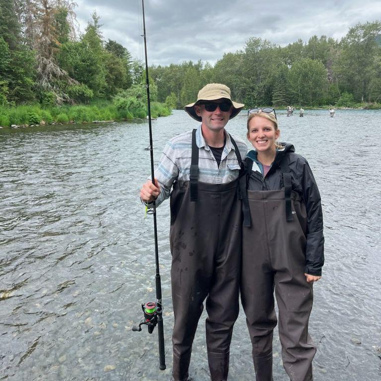 Salmon fishing in Alaska