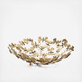 Butterfly Ginkgo Centerpiece Bowl