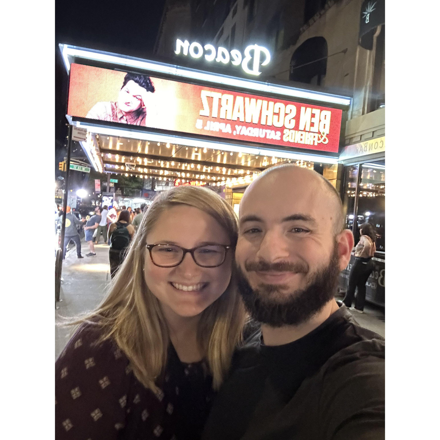 September 2024- Comedy show in NYC for Matias’ 26th birthday!