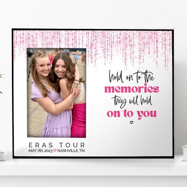 frame for taylor swift concert memory picture frame personalized to your concert date and personalized frame eras tour memory gift